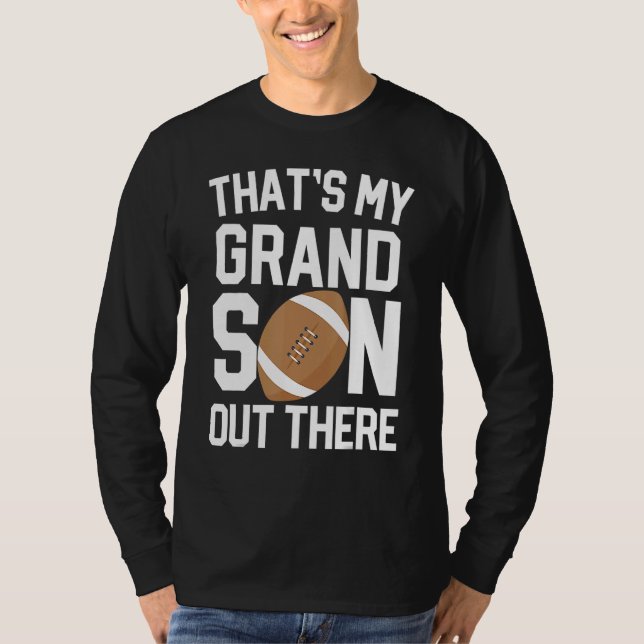 baseball grandma  that's my grandson out there foo t shirt (Framsida)
