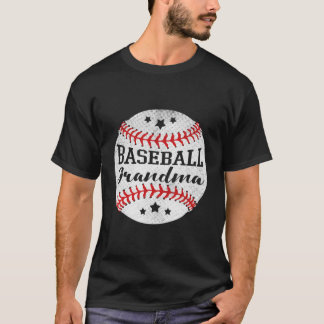 Baseball Grandma Vintage Retro Gift till jul T Shirt