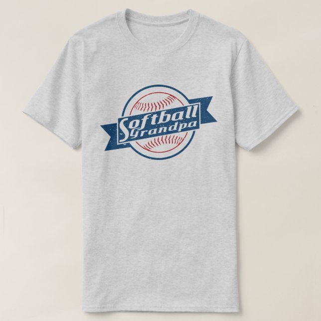 Baseball Grandpa, med back Print Tee (Design framsida)