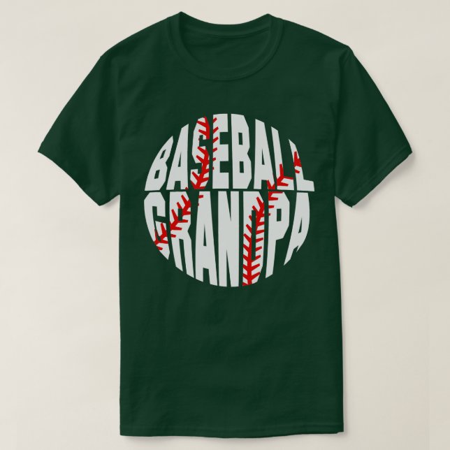 Baseball Grandpa  T Shirt (Design framsida)