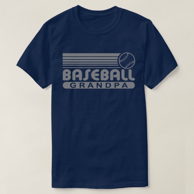 Baseball Grandpa T Shirt (Design framsida)