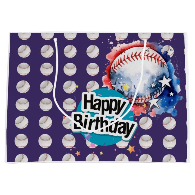 Baseball Grattis på födelsedagen (Framsidan)