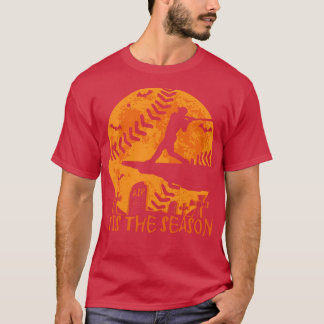 Baseball Halloween Tis säsongen Baseball Season T Shirt