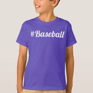 Baseball Hashtag Youth Fläkt måste ha T Shirt