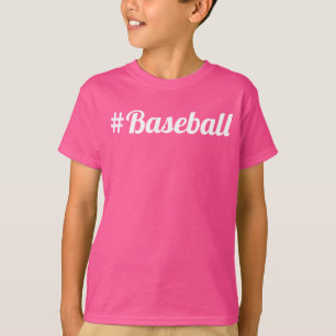 Baseball Hashtag Youth Fläkt måste ha T Shirt