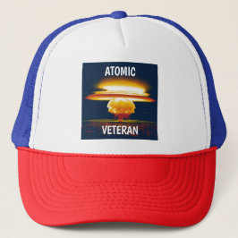 Baseball Hat för Atomic Veteran Mushroom Cloud Keps