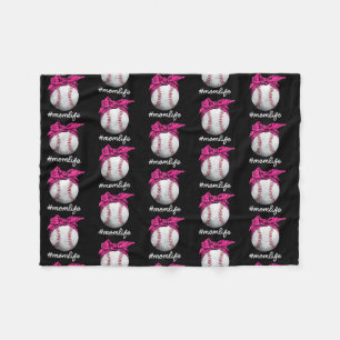 Baseball Headband Mamma Life Mors dag-gåvor Mamma Fleecefilt