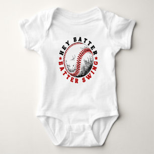 Baseball Hej Batter Swing T Shirt