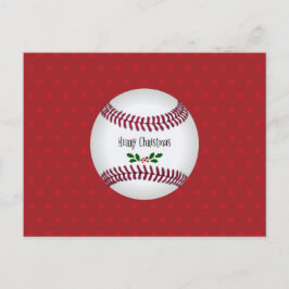 Baseball Helgdag Design, God jul Helg Vykort