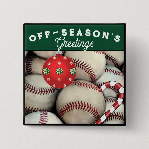 Baseball Helgdag Gift-julstuffare Knapp