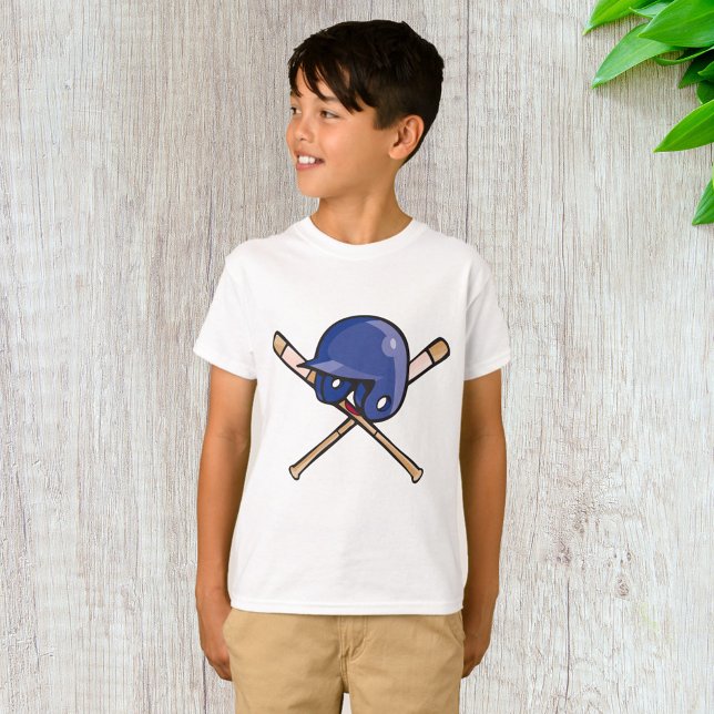 Baseball Helmet och Fladdermus Sports T Shirt (Skapare uppladdad)
