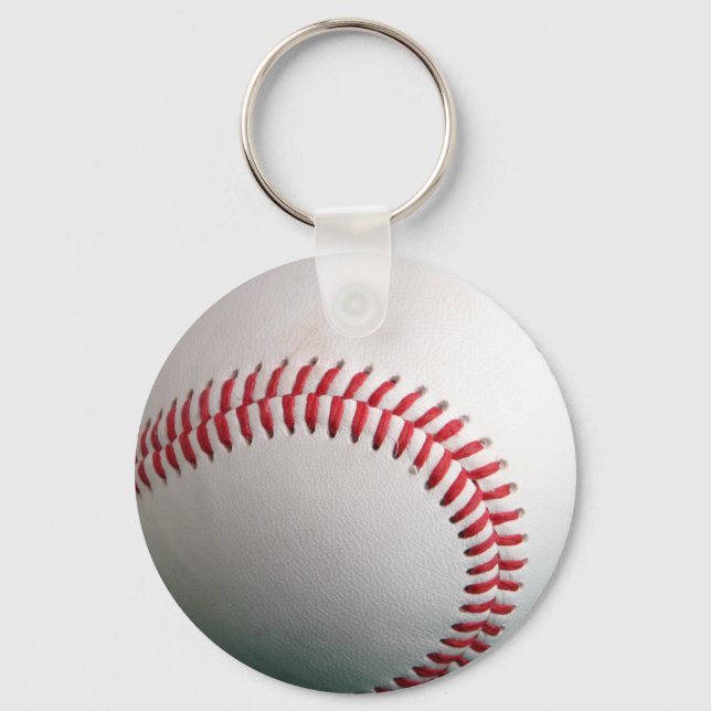 Baseball helt anpassningsbar nyckelring (Framsida)
