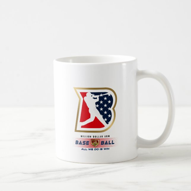 Baseball Hero med miljoner dollar Arm | 11# Kaffemugg (Höger)