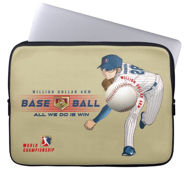 Baseball Hero med miljoner dollar Arm | 13 tum Laptop Fodral (Framsidan)