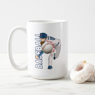 Baseball Hero med miljoner dollar Arm 15# Kaffemugg