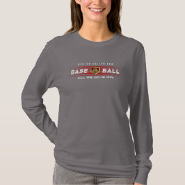 Baseball Hero med miljoner dollar Arm | Long Sleev T Shirt