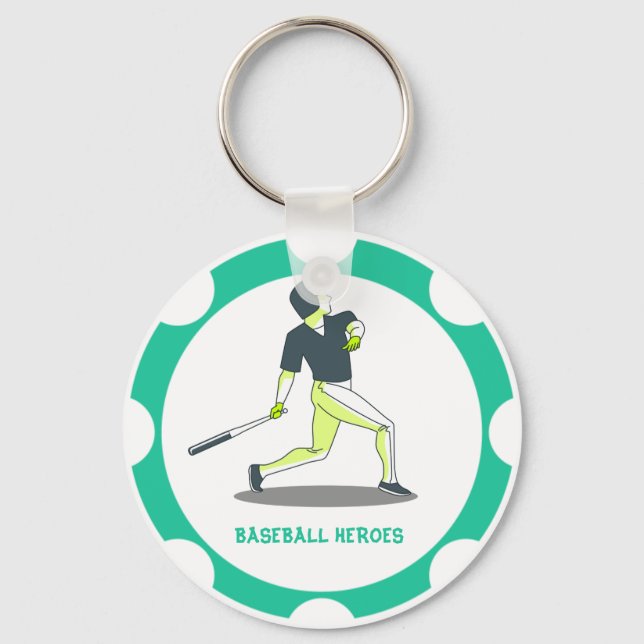 Baseball Heroes Keychains Nyckelring (Framsida)