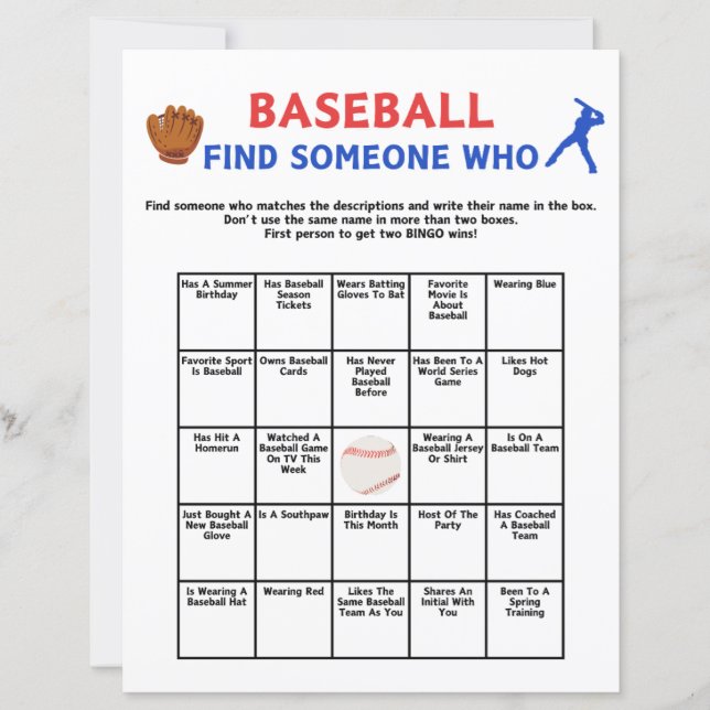 Baseball hittar någon som spelar (Framsida)