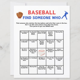 Baseball hittar någon som spelar