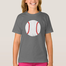 Baseball hjärtsäck, enkel design t shirt