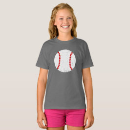 Baseball hjärtsäck, enkel design t shirt