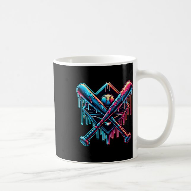Baseball Home Plate Drip Baskeball Ic Kaffemugg (Höger)