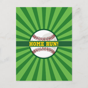 Baseball Home Springa Vykort