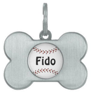 Baseball Hund Märkre Namnbricka Husdjur