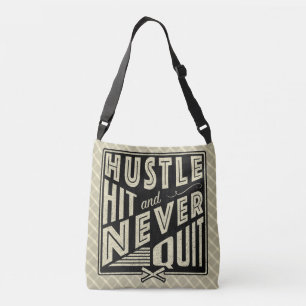 Baseball Hustle Slå Avsluta aldrig Bag Axelväska