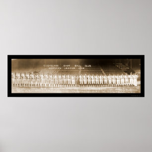 Baseball i det Cleveland fotoet 1936 Poster