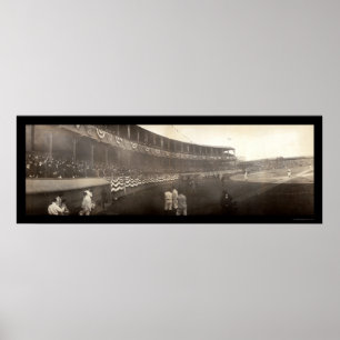 Baseball i det New York fotoet 1903 Poster