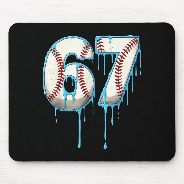 Baseball Ice Cream Drip 67 Six Seven Meme Number 6 Musmatta (Framsidan)