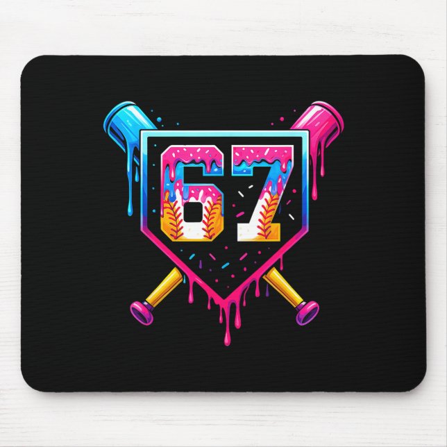Baseball Ice Cream Drip Number 67 Six Seven Meme C Musmatta (Framsidan)
