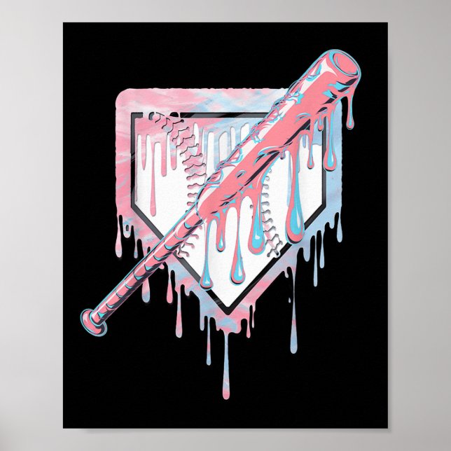 Baseball Ice Cream kör Baseball Home Plate Dr. Poster (Framsidan)