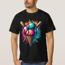 Baseball & Ice Cream - Sweet Summertime Sports