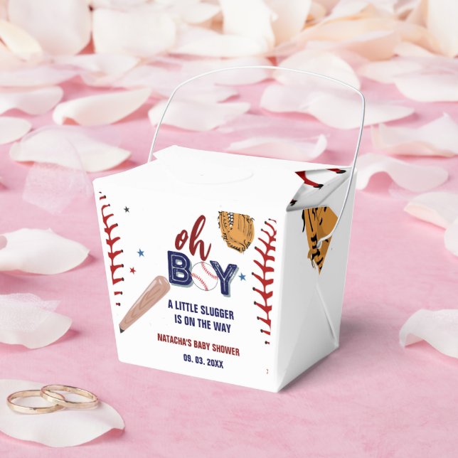 Baseball idrottar lilla slugger Boy Baby Shower Presentaskar (Bröllop)