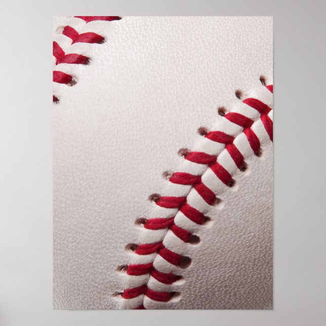 Baseball - Idrottsmall Basebullbakgrund Poster (Framsidan)