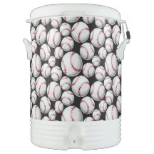 Baseball Igloo halv Gallon Beverage Cooler