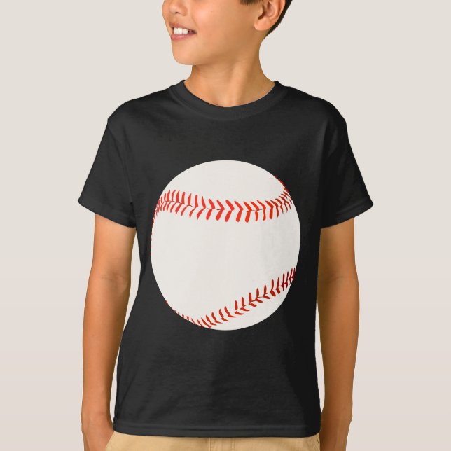 Baseball Illustration T Shirt (Framsida)