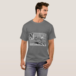 Baseball Initial N Sports Rhyme Vintage Norman T Shirt