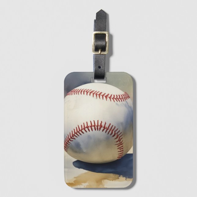 Baseball inspiration bagagebricka (Framsida vertikal)