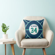 Baseball inspirerade dekorativ kudde