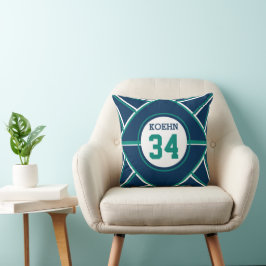 Baseball inspirerade dekorativ kudde