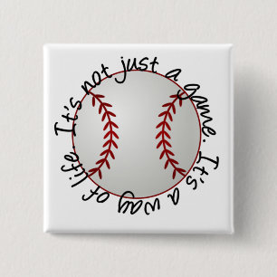 Baseball-inte precis en lek knapp