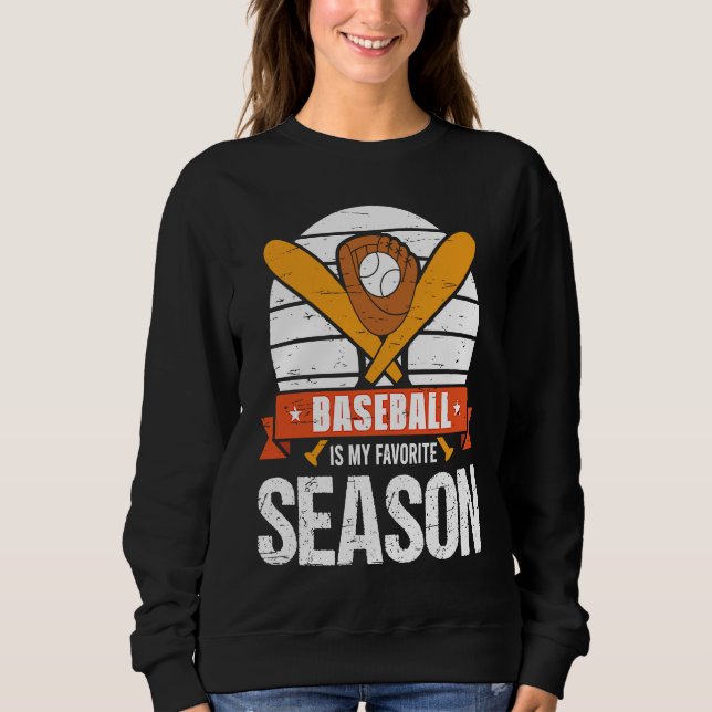 Baseball Is My Favorite Season Game Bat For Men Ki T Shirt (Framsida)