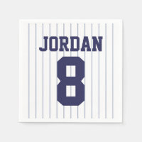 Baseball Jersey - Idrottsteme-Födelsedagsfesten