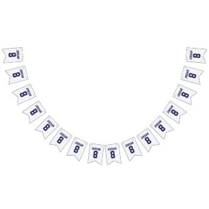 Baseball Jersey - Idrottsteme-Födelsedagsfesten Vimplar