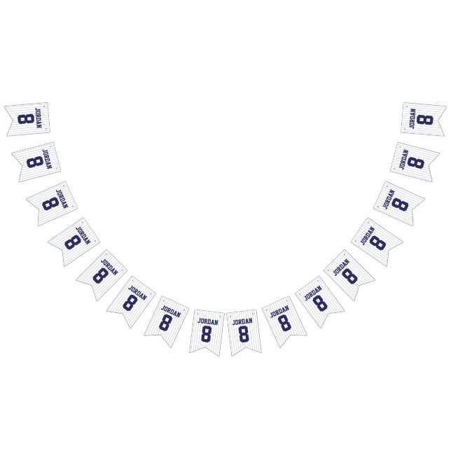 Baseball Jersey - Idrottsteme-Födelsedagsfesten Vimplar (Alla)