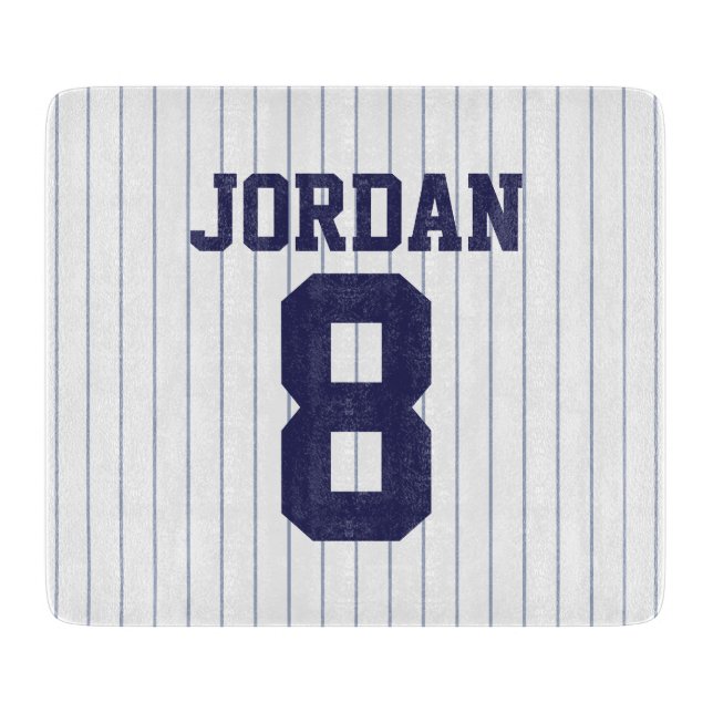 Baseball Jersey med eget namn och nummer (Framsidan)