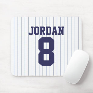 Baseball Jersey med eget namn och nummer Musmatta